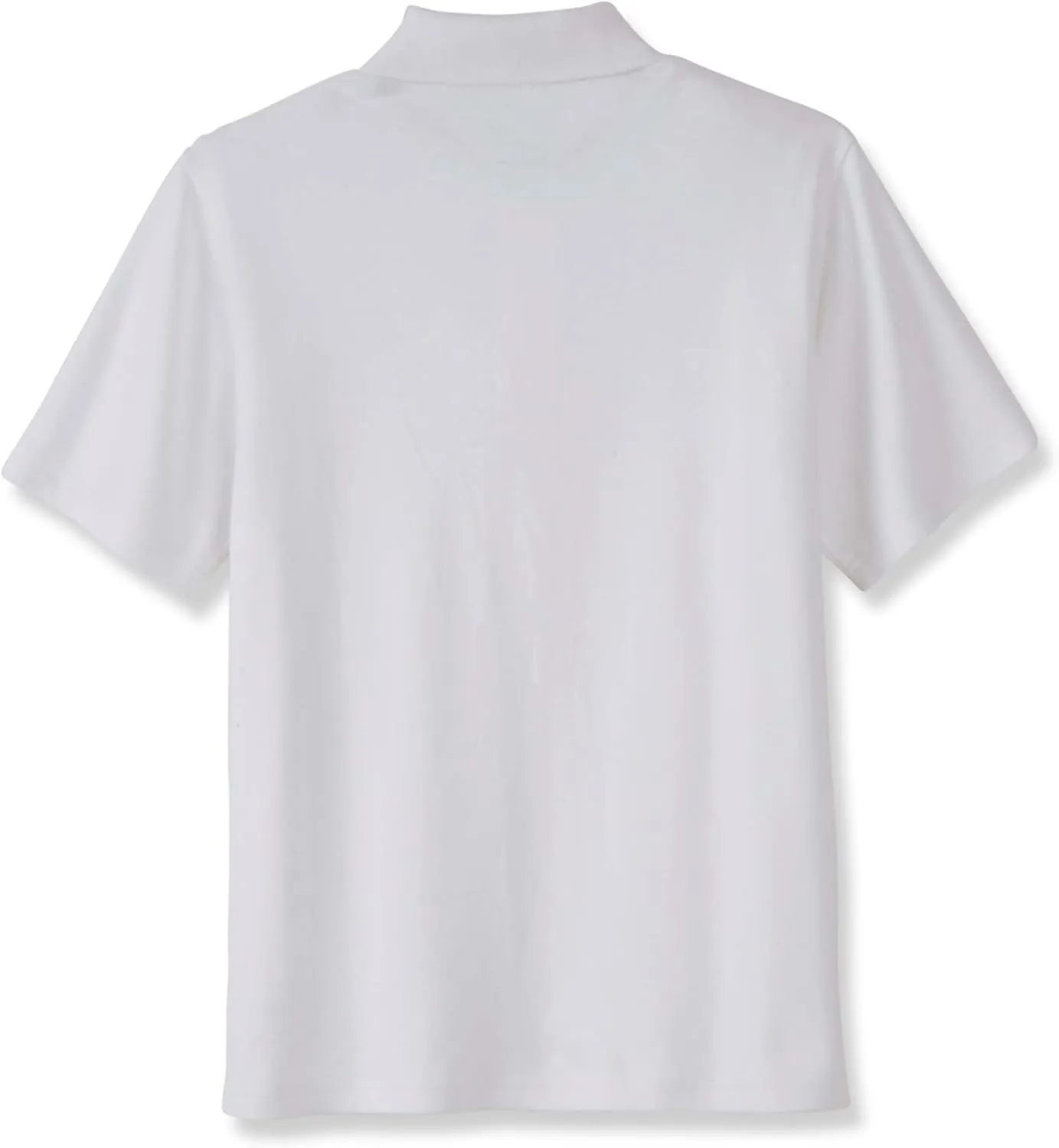 French Toast Kids' Adaptive Short Sleeve Polo Shirt | Hook and Loop Placket | Flat Seams