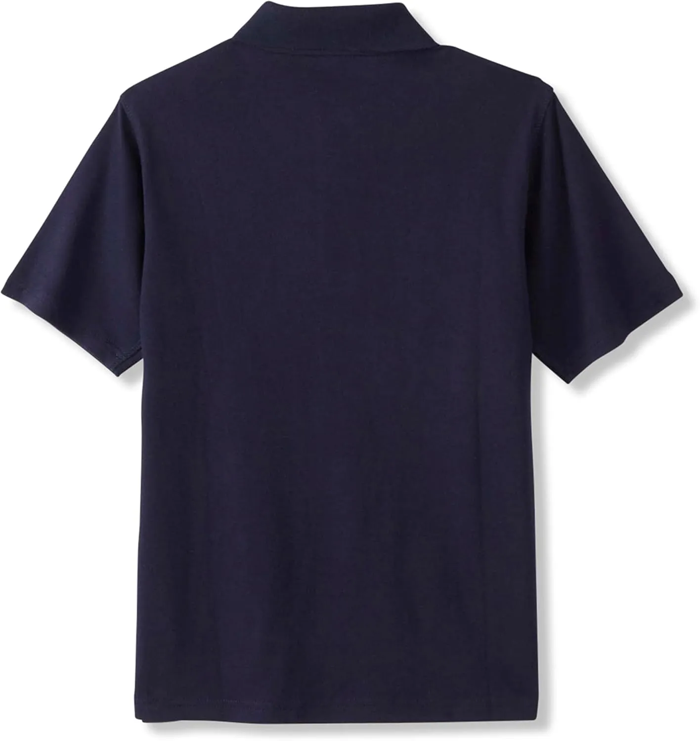 French Toast Kids' Adaptive Short Sleeve Polo Shirt | Hook and Loop Placket | Flat Seams
