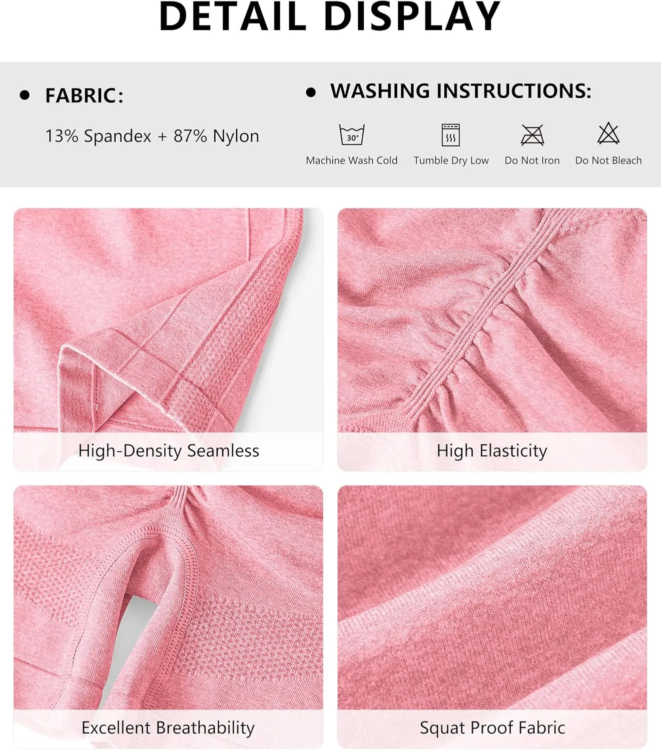 High Waist Biker Shorts for Women No Front Seam Soft Hidden Butt Scrunch Shorts, Yoga Workout Gym Bike Shorts