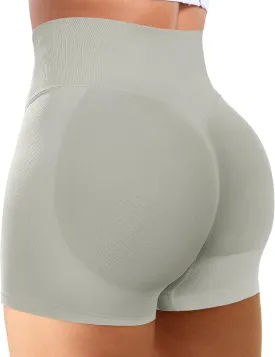 Impact Gym Shorts Women 4.5" Workout Shorts Scrunch Butt Lifting Seamless Booty Shorts Yoga Shorts Biker Shorts
