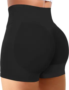 Impact Gym Shorts Women 4.5" Workout Shorts Scrunch Butt Lifting Seamless Booty Shorts Yoga Shorts Biker Shorts
