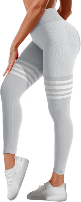 Scrunch Butt Lifting Leggings for Women Impact Gym Seamless Workout Leggings Mid Low Waist Tummy Control Yoga Pants